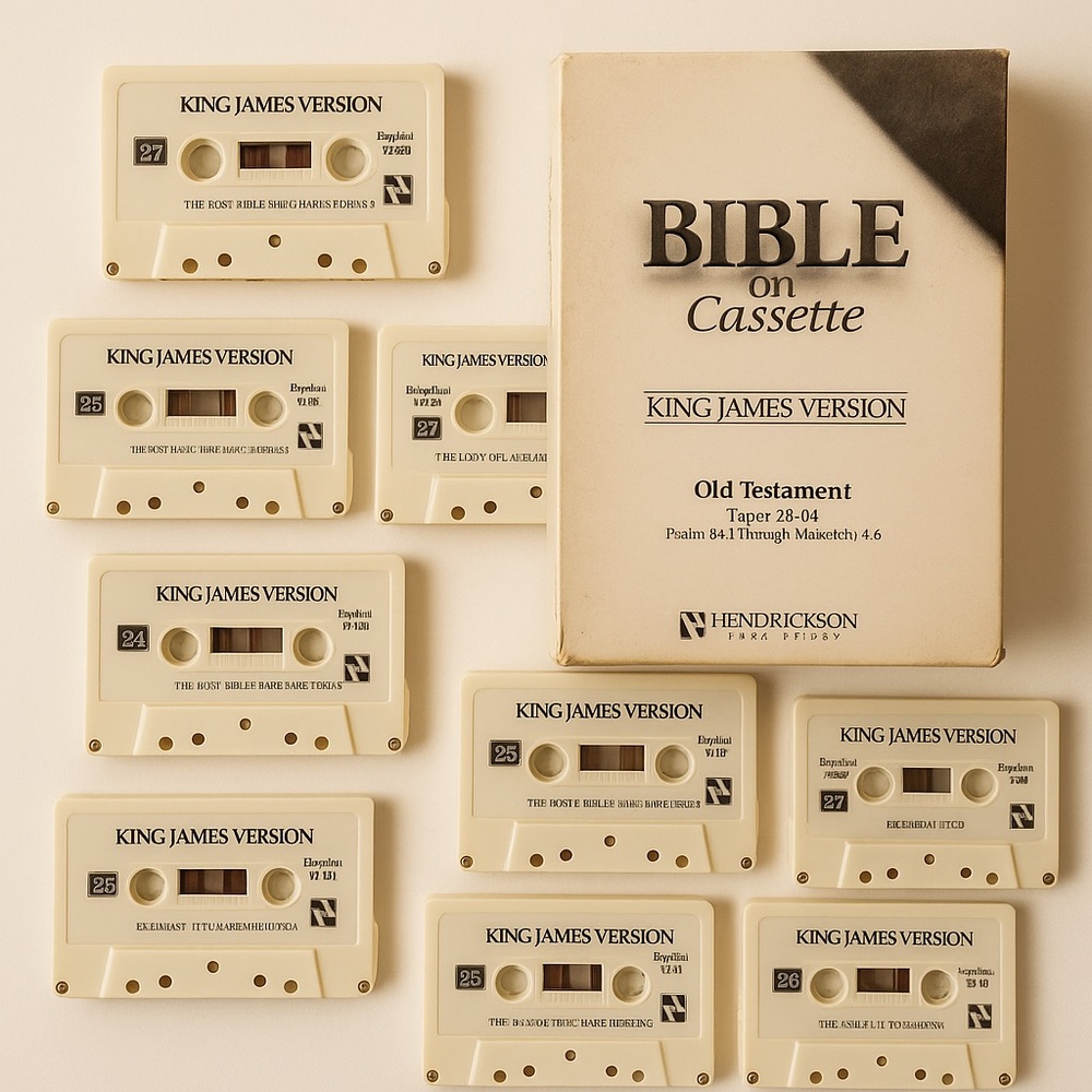 Bible on Cassette – King James Version Old Testament Tapes 23–33 Audio